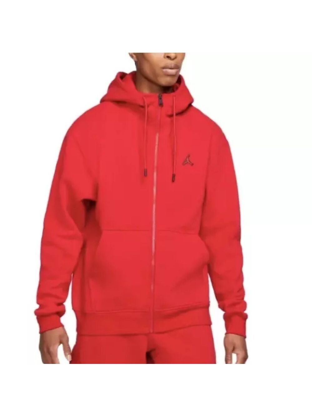Air Jordan Essentials Men's Fleece Full Zip Hoodie DA9810-687 Red Sz M